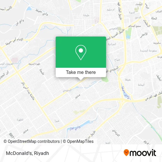 McDonald's map