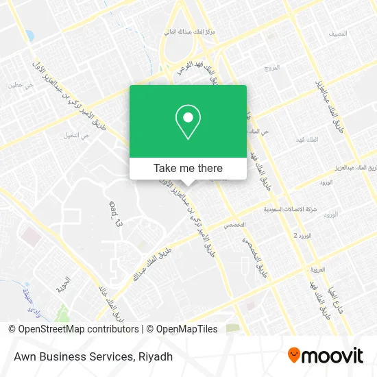 Awn Business Services map
