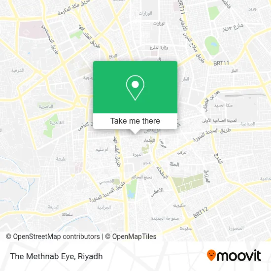 The Methnab Eye map
