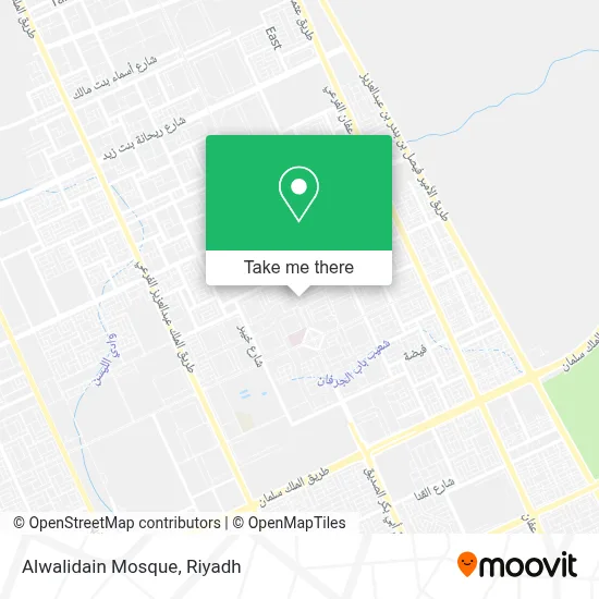 Alwalidain Mosque map
