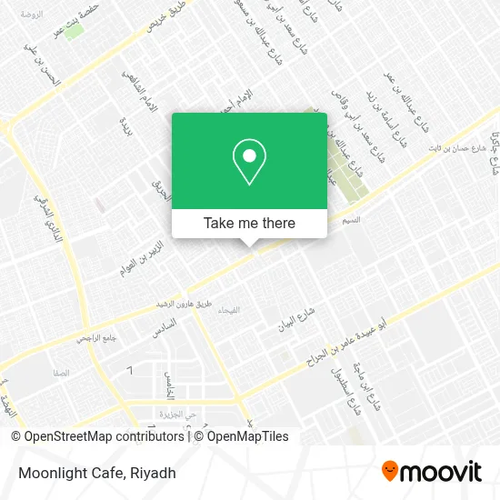 Moonlight Cafe map