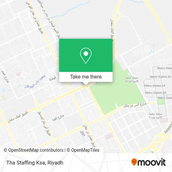 Tha Staffing Ksa map