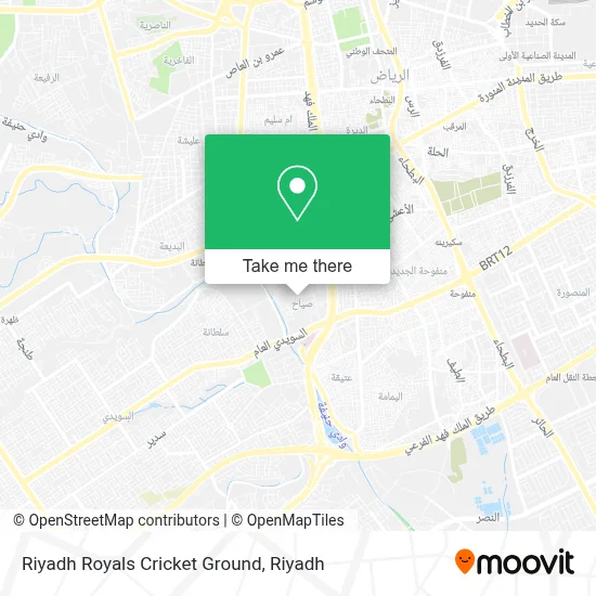 Riyadh Royals Cricket Ground map
