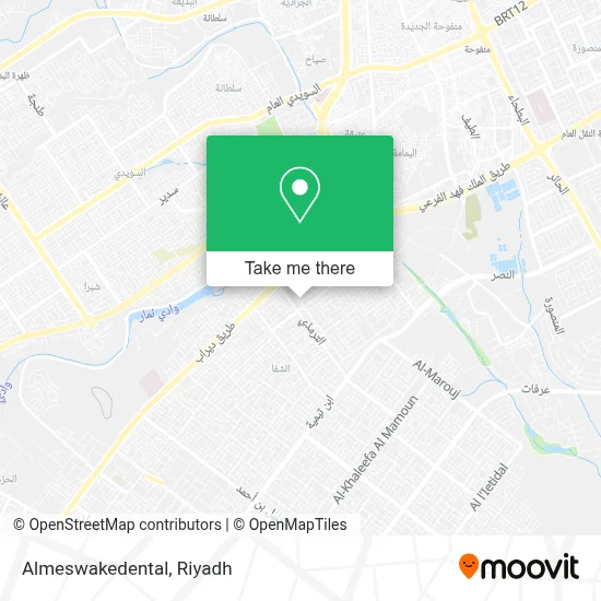 Almeswakedental map