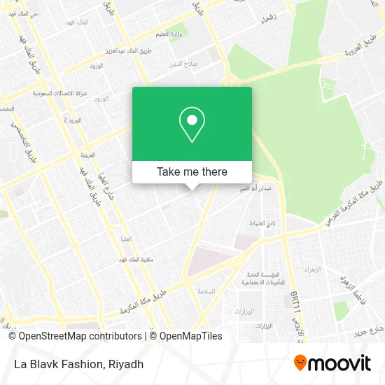 La Blavk Fashion map