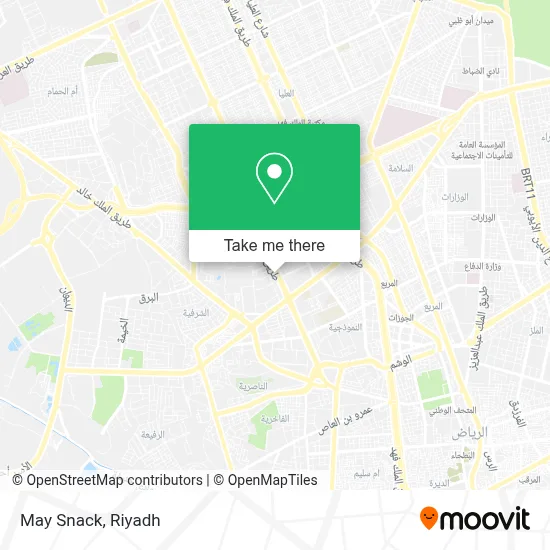 May Snack map