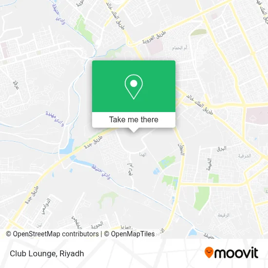 Club Lounge map