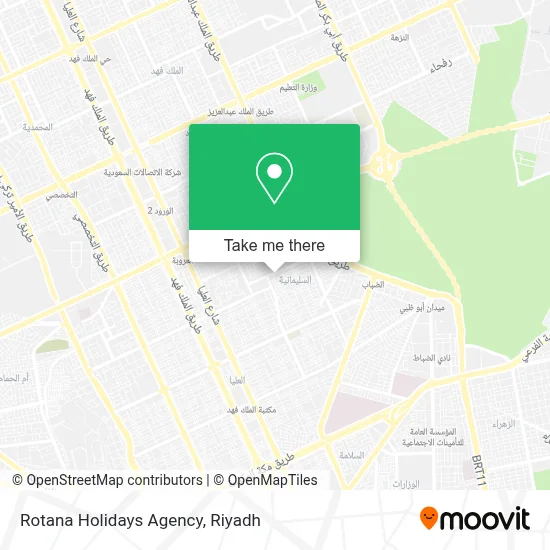 Rotana Holidays Agency map