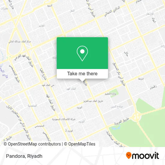 Pandora map
