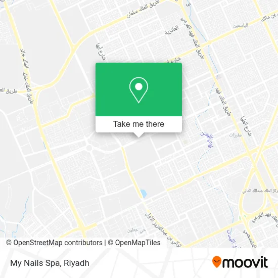 My Nails Spa map