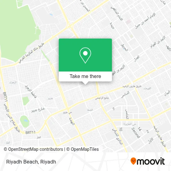 Riyadh Beach map