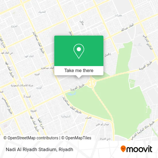 Nadi Al Riyadh Stadium map
