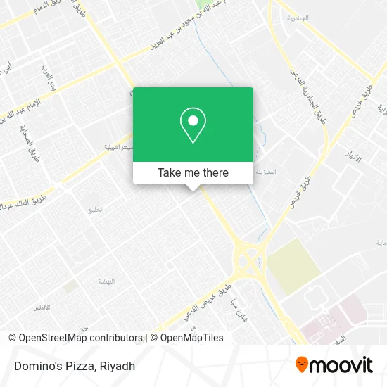 Domino's Pizza map