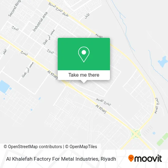 Al Khalefah Factory For Metal Industries map