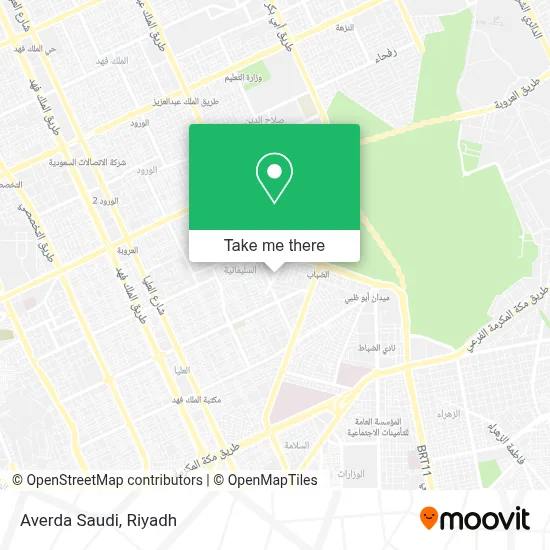 Averda Saudi map