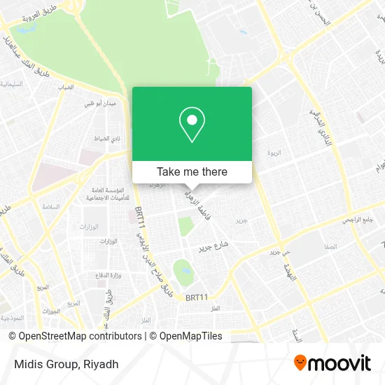 Midis Group map