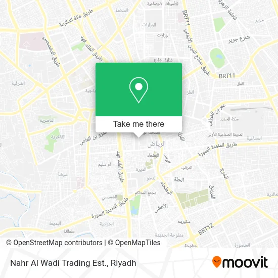 Nahr Al Wadi Trading Est. map