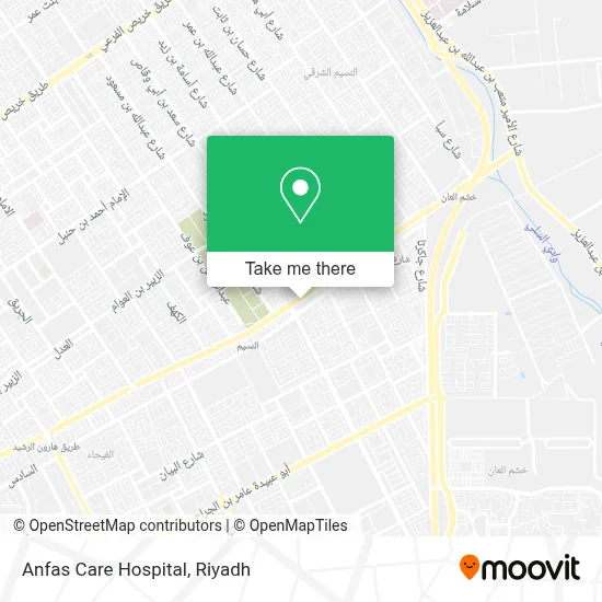 Anfas Care Hospital map