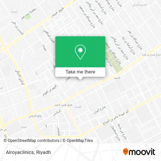 Alroyaclinics map