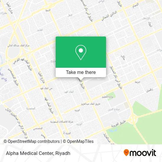 Alpha Medical Center map