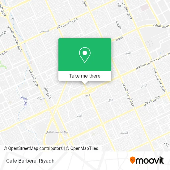 Cafe Barbera map
