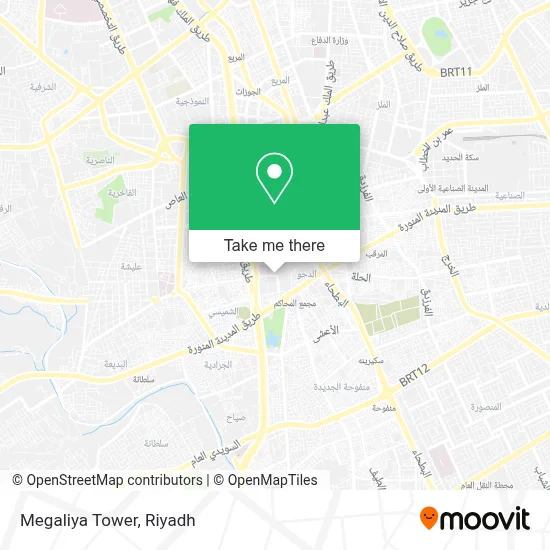 Megaliya Tower map