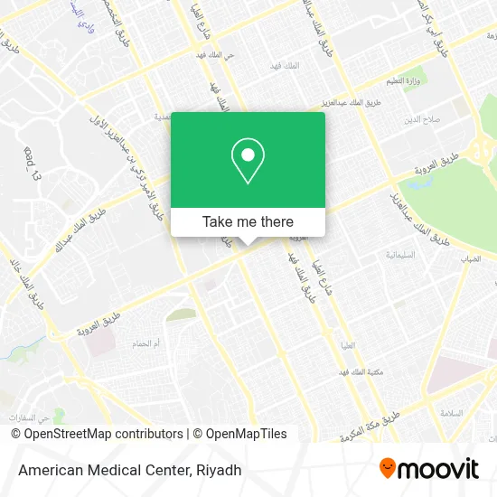 American Medical Center map
