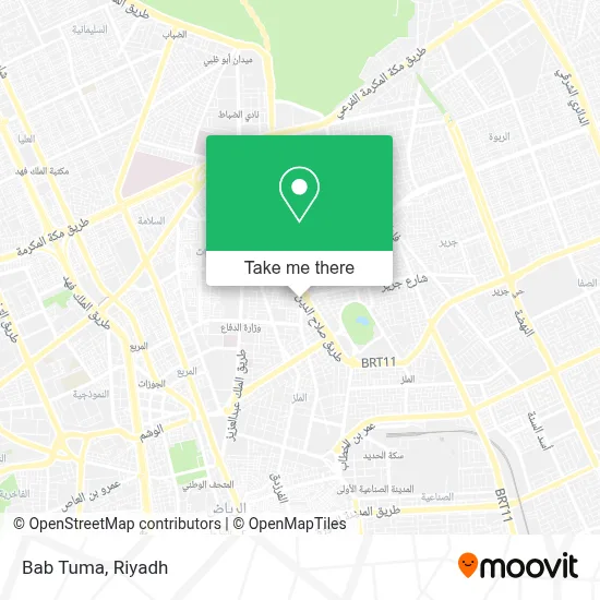Bab Tuma map