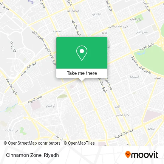 Cinnamon Zone map