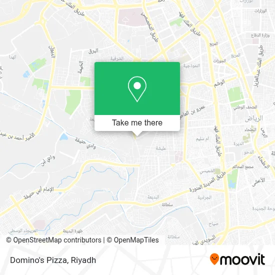 Domino's Pizza map
