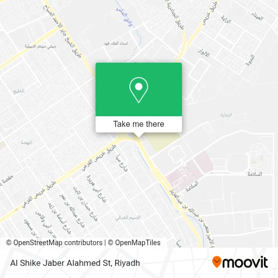 Al Shike Jaber Alahmed St map