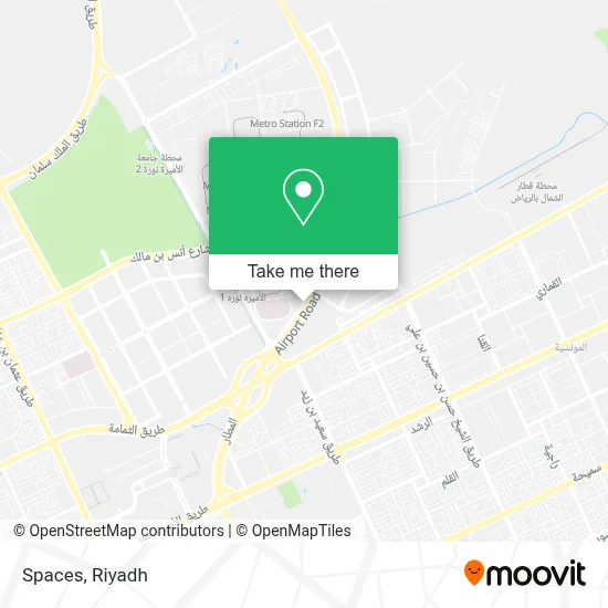 Spaces map