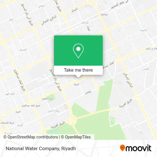 National Water Company map
