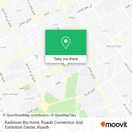 Radisson Blu Hotel, Riyadh Convention And Exhibition Center map