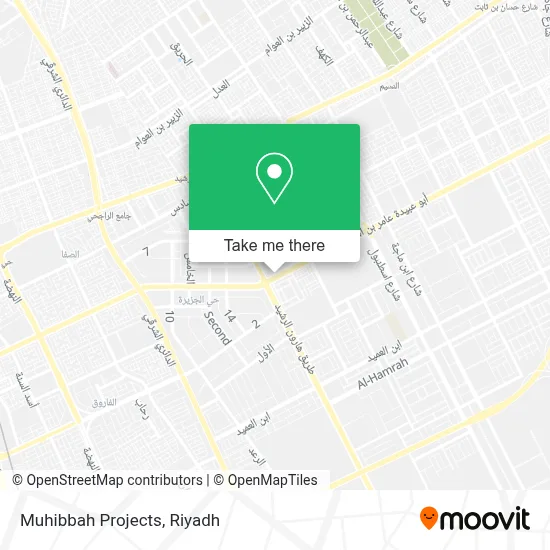 Muhibbah Projects map