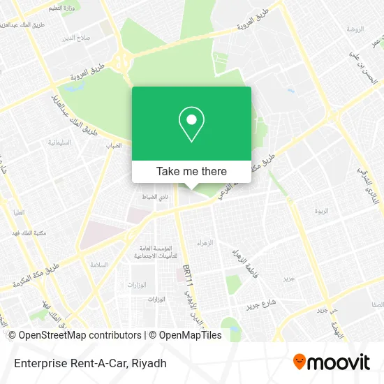 Enterprise Rent-A-Car map