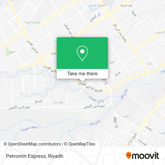 Petromin Express map