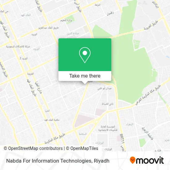 Nabda For Information Technologies map