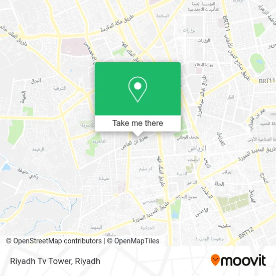 Riyadh Tv Tower map