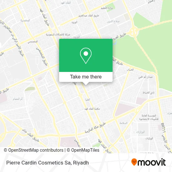 Pierre Cardin Cosmetics Sa map