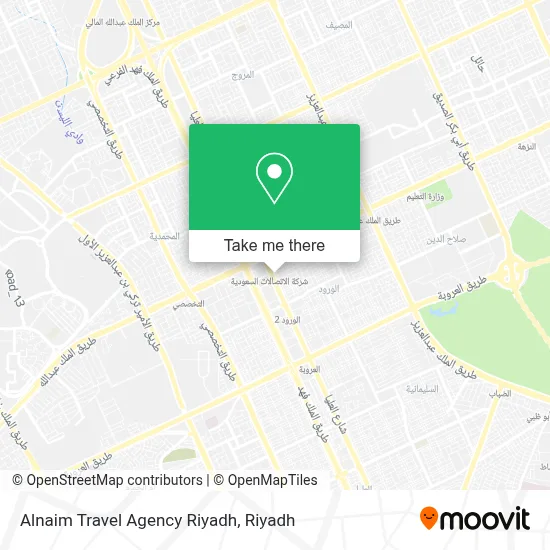 Alnaim Travel Agency Riyadh map