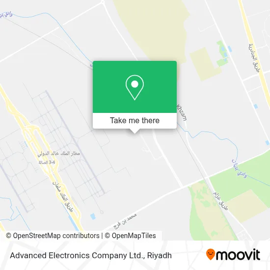 Advanced Electronics Company Ltd. map