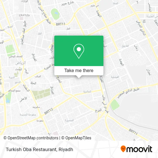 Turkish Oba Restaurant map
