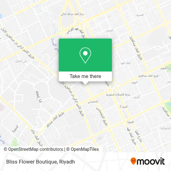 Bliss Flower Boutique map