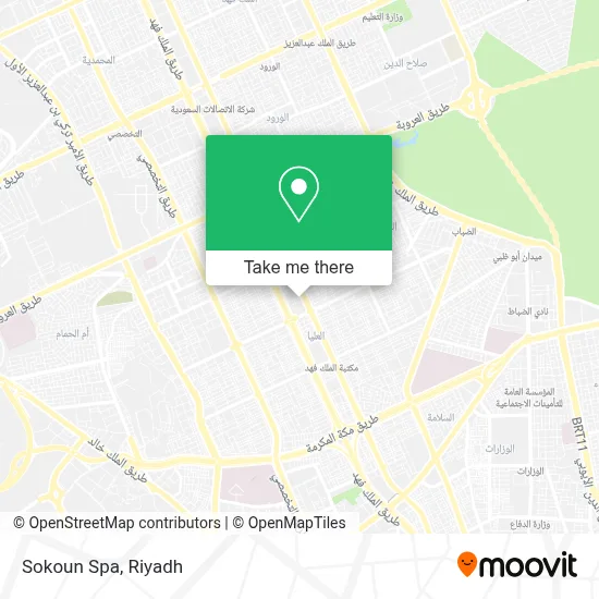 Sokoun Spa map