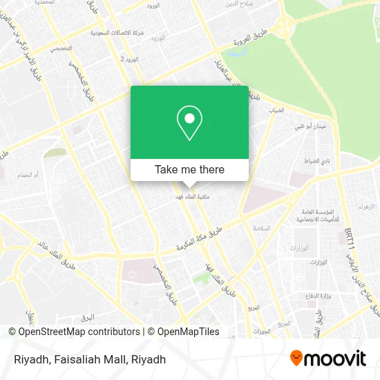 Riyadh, Faisaliah Mall map