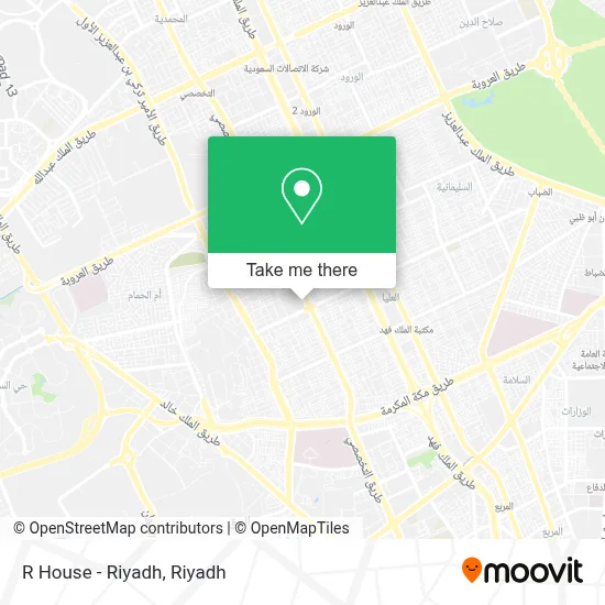 R House - Riyadh map