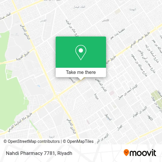 Nahdi Pharmacy 7781 map