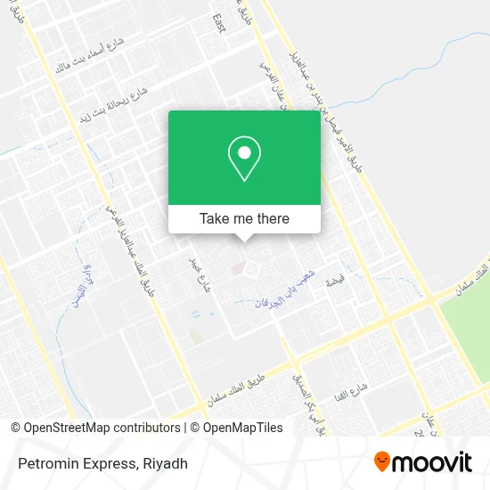 Petromin Express map