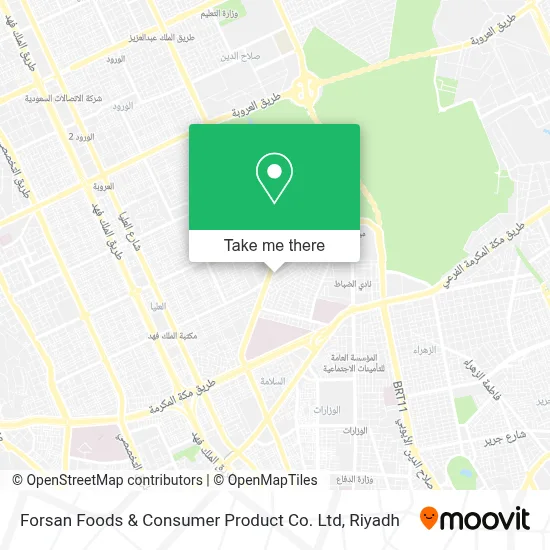 Forsan Foods & Consumer Product Co. Ltd map